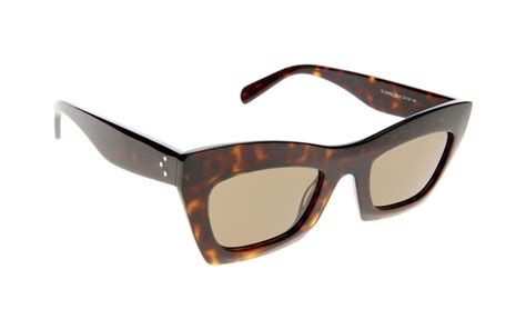 Celine CL41399/S Eva 086/X7 Sunglasses in Tortoiseshell 